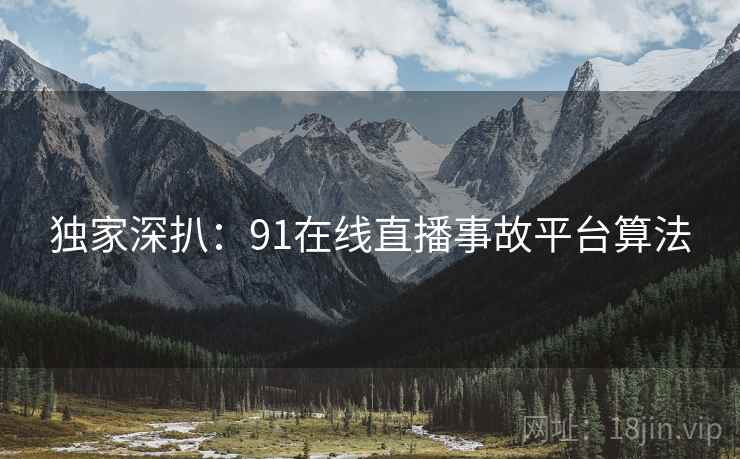 独家深扒：91在线直播事故平台算法