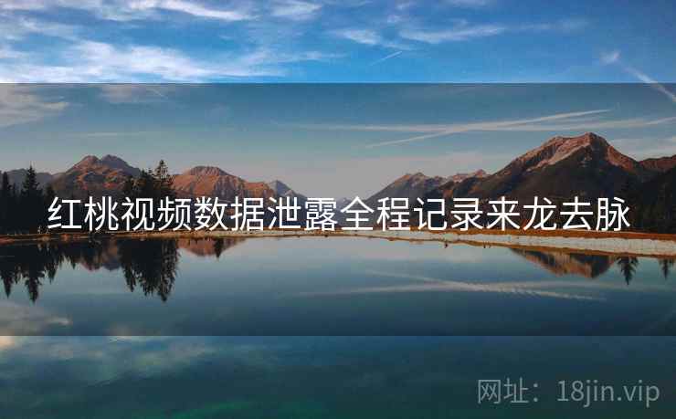 红桃视频数据泄露全程记录来龙去脉