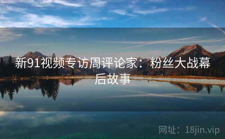 新91视频专访周评论家：粉丝大战幕后故事